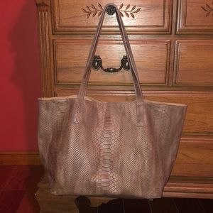 GiGi New York embossed leather tote